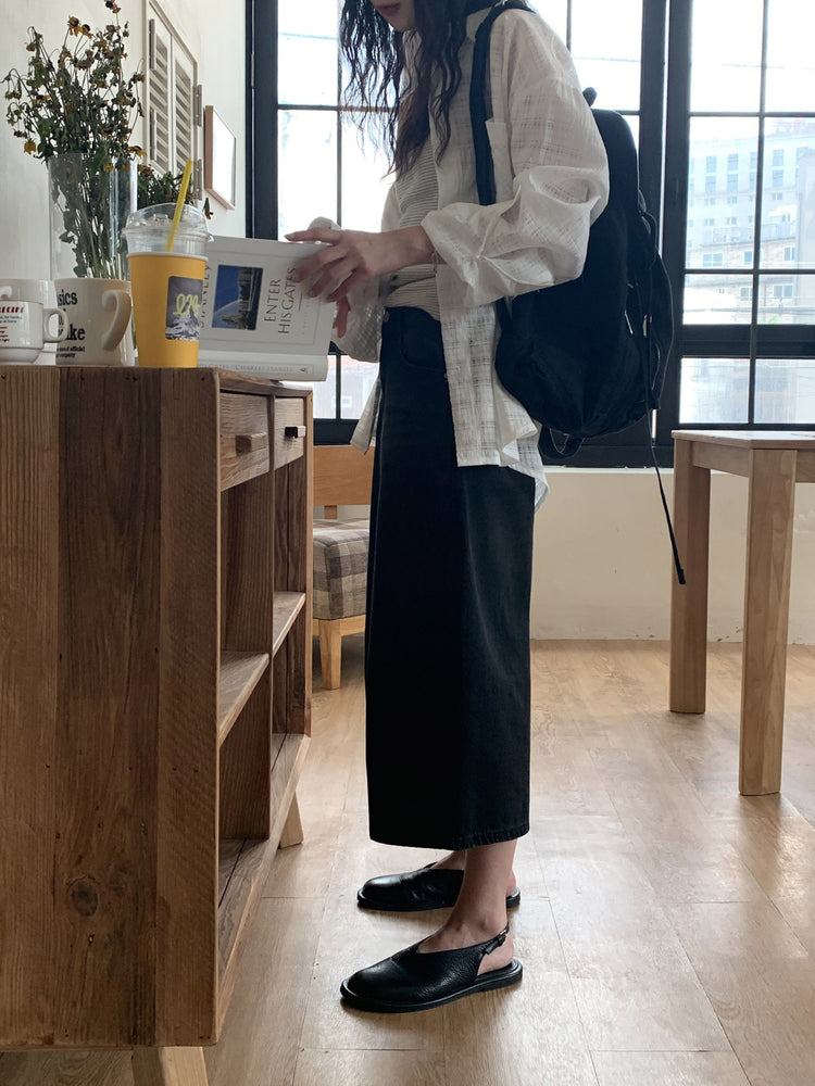 條紋撞色基礎背心