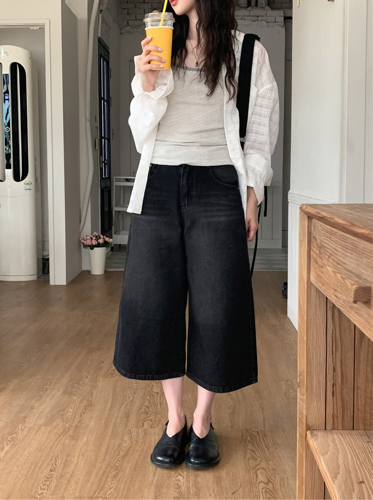條紋撞色基礎背心