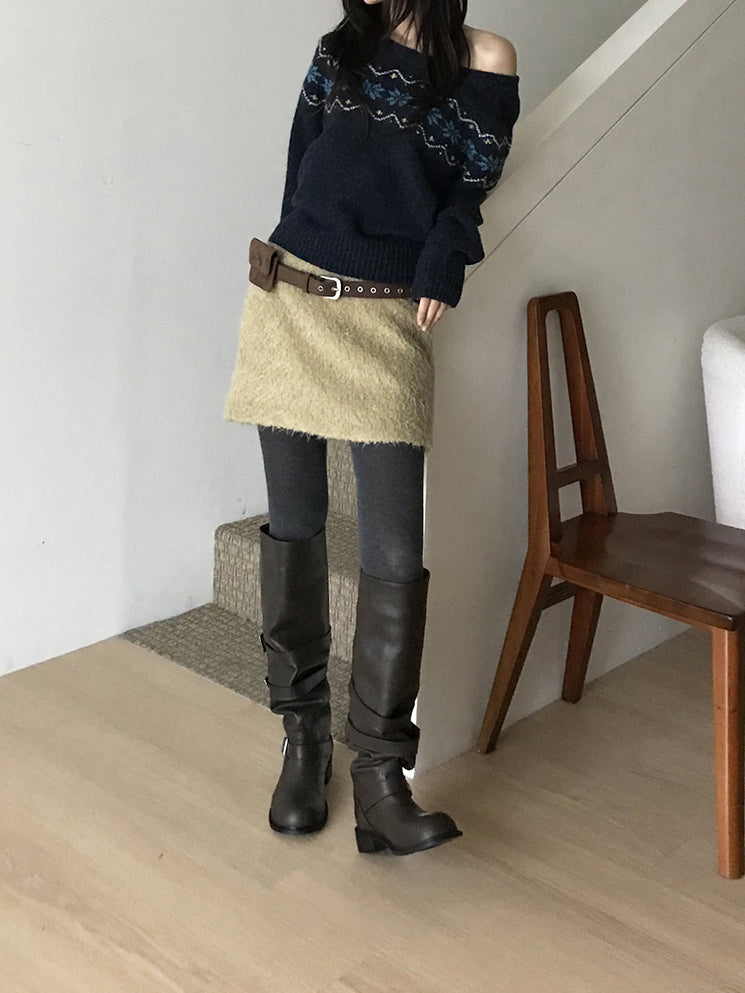 側扣細節率性長靴