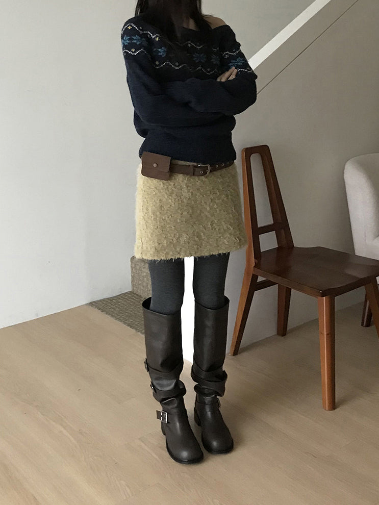 側扣細節率性長靴