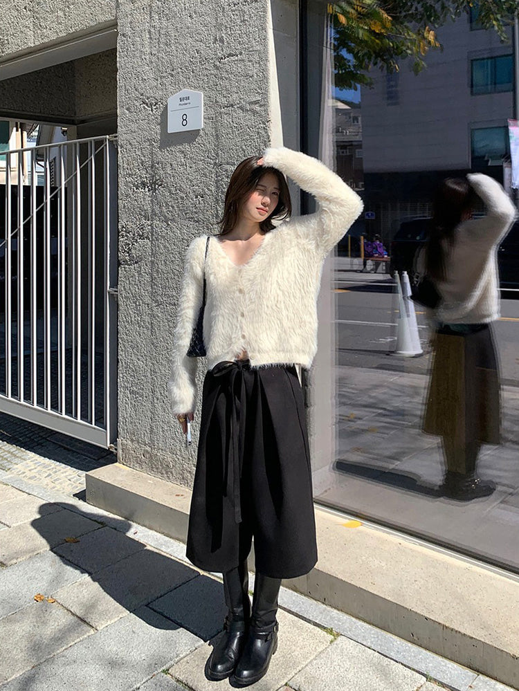 美色親膚毛絨質感外套