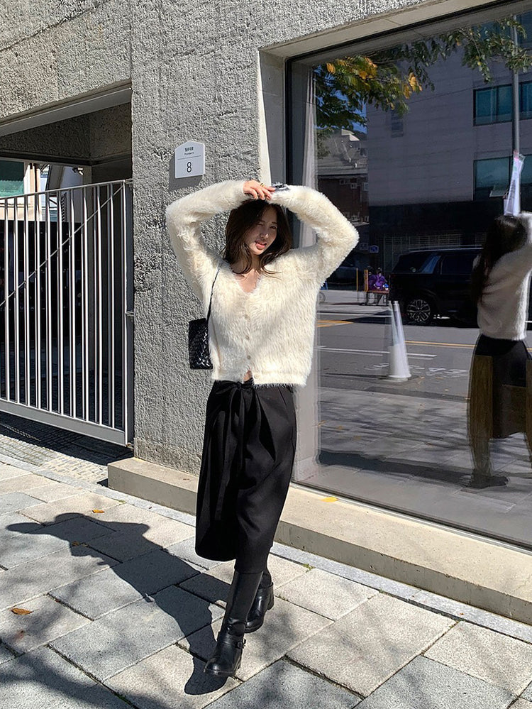 美色親膚毛絨質感外套