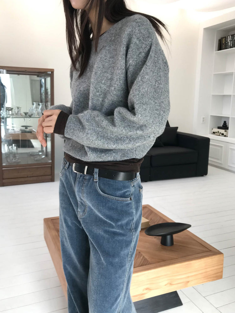 美色燈芯絨質感牛仔褲