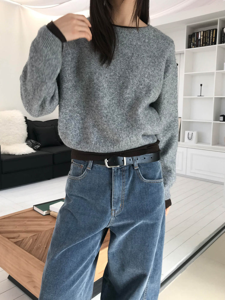 美色燈芯絨質感牛仔褲