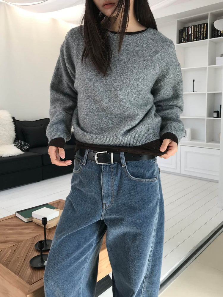 美色燈芯絨質感牛仔褲