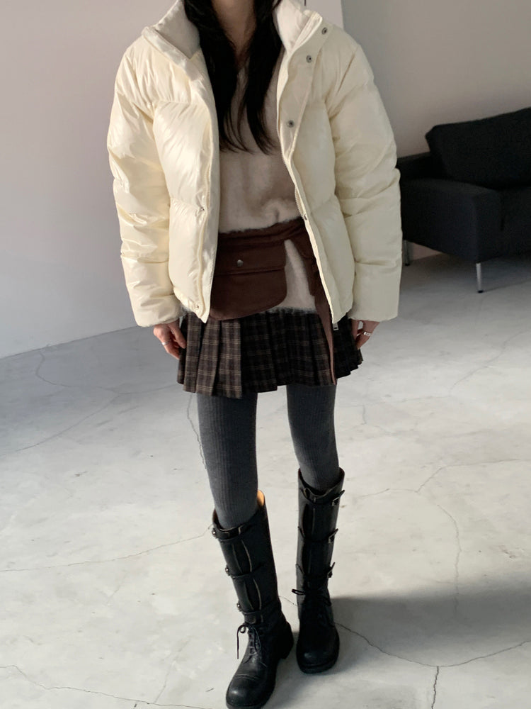 率性側扣綁帶長靴