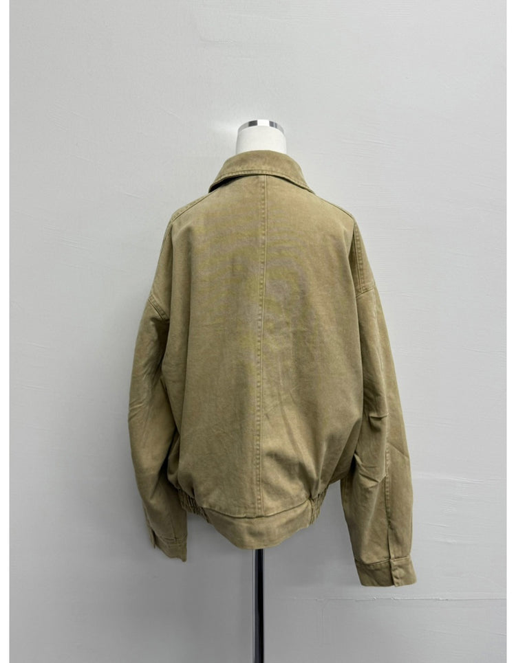 復古水洗感做舊外套