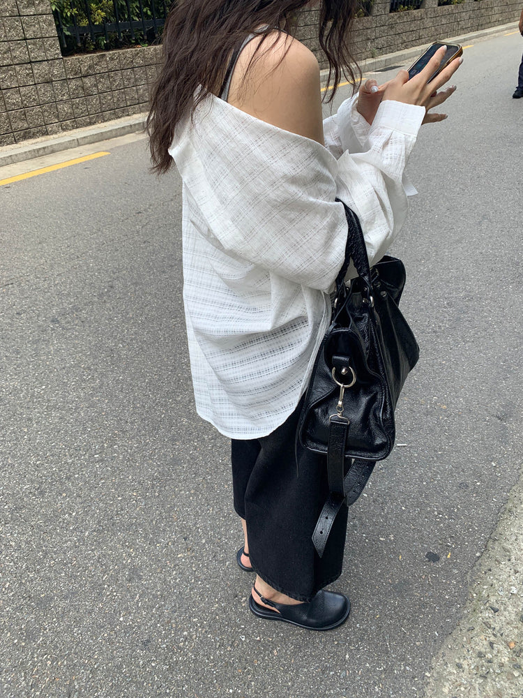 條紋撞色基礎背心