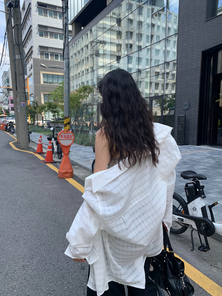 條紋撞色基礎背心