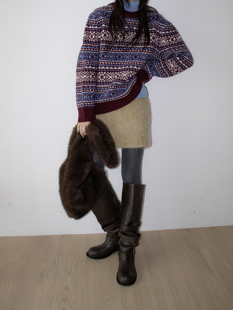 側扣細節率性長靴