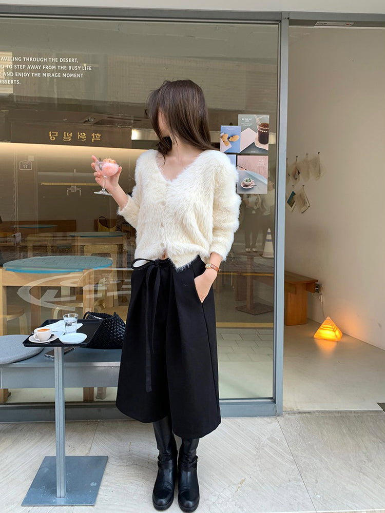 美色親膚毛絨質感外套