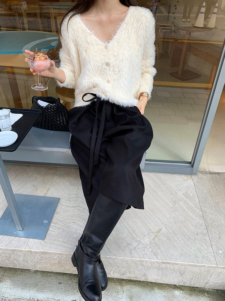 美色親膚毛絨質感外套