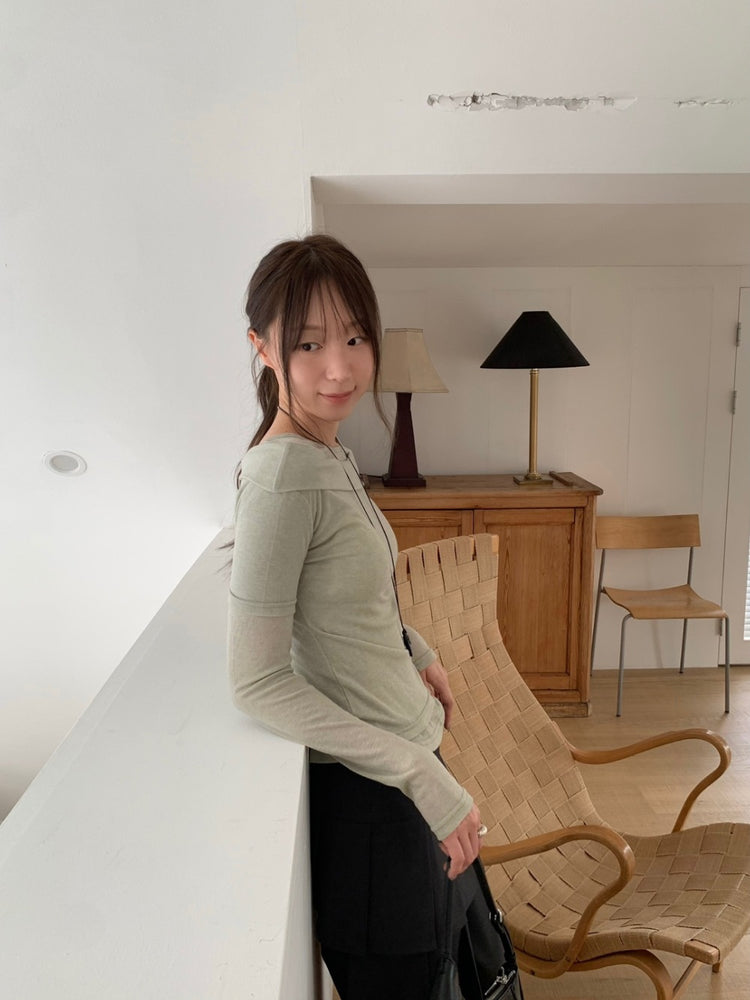 經典條紋雙褶直褲
