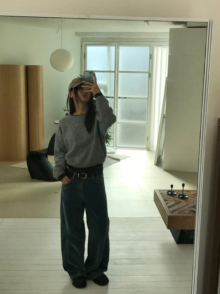 美色燈芯絨質感牛仔褲