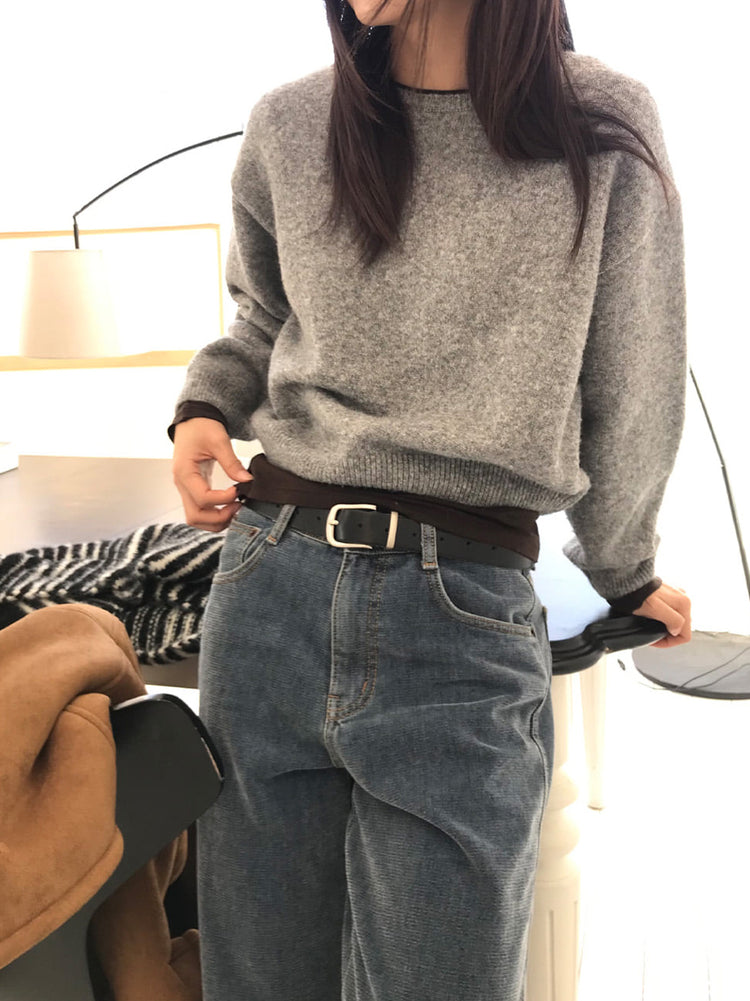 美色燈芯絨質感牛仔褲