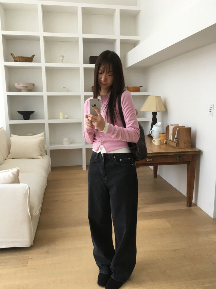 美色排鈕修身上衣