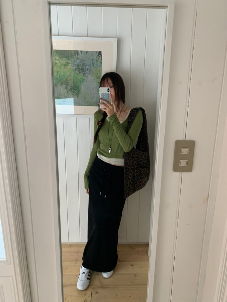 坑紋不對稱細節背心