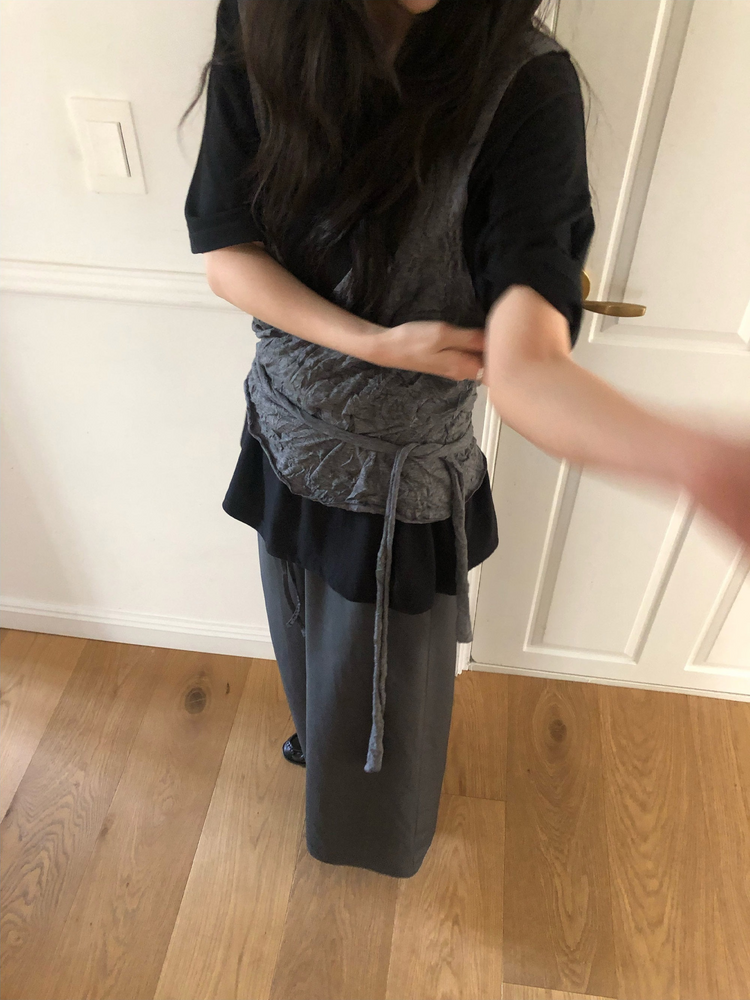 蛋糕圖案印花寬鬆t
