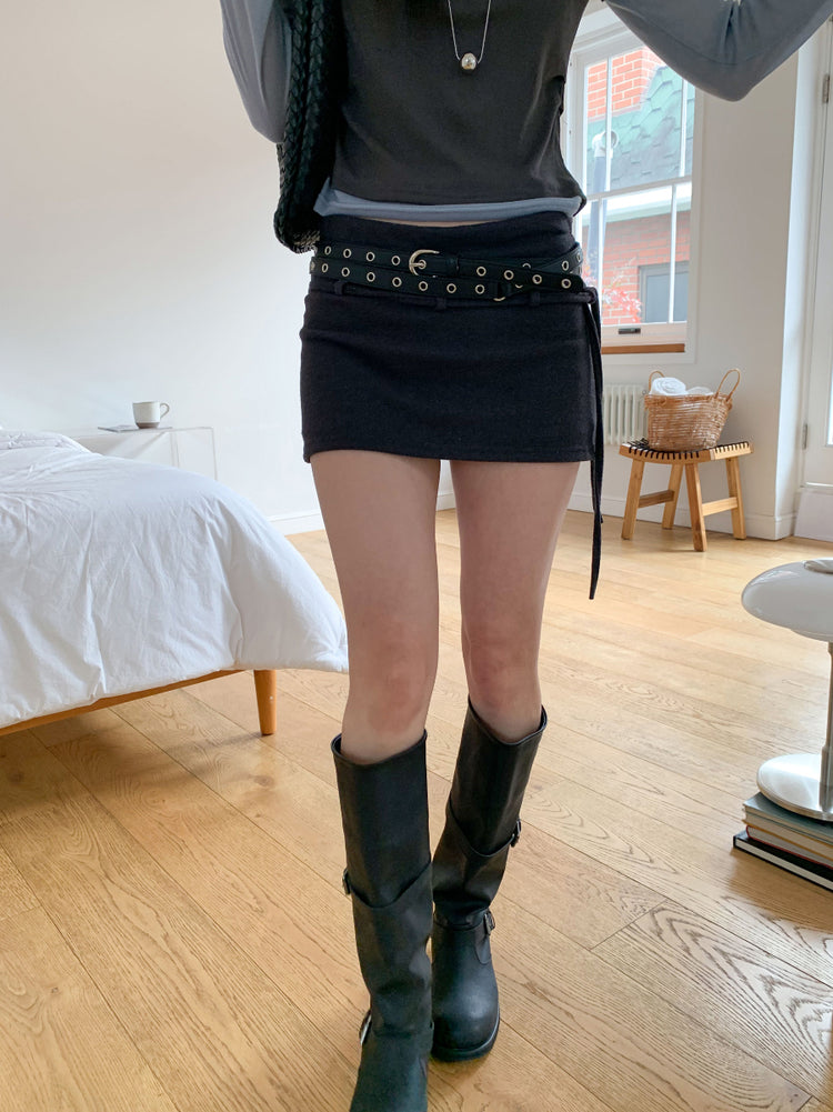 撞色層次感兩件式上衣