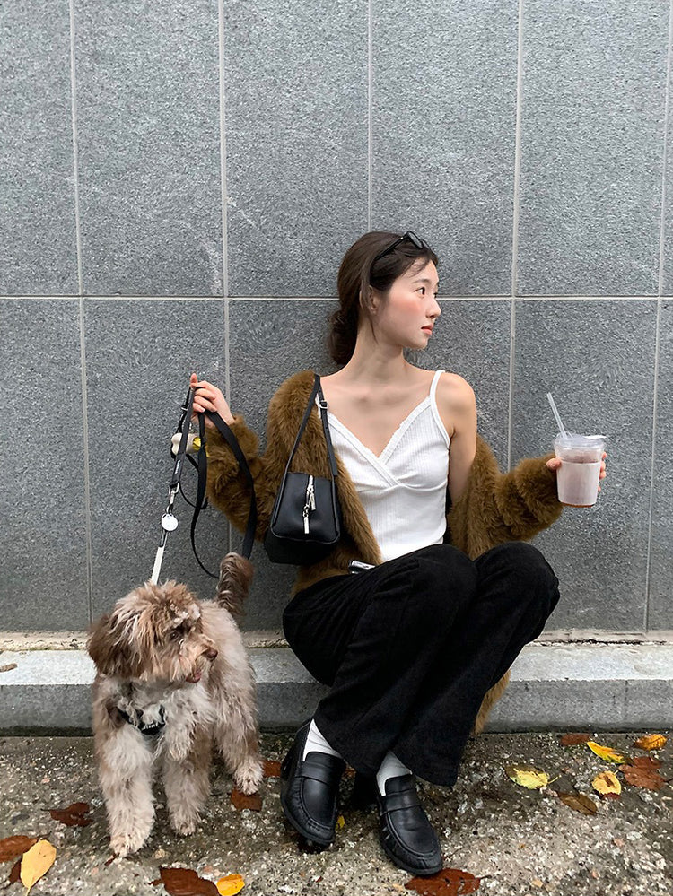 美色親膚毛絨質感外套