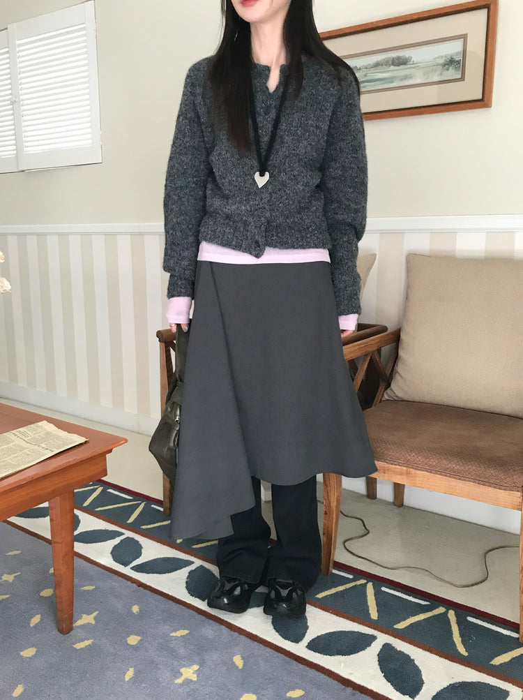 微透美色亨利領修身上衣