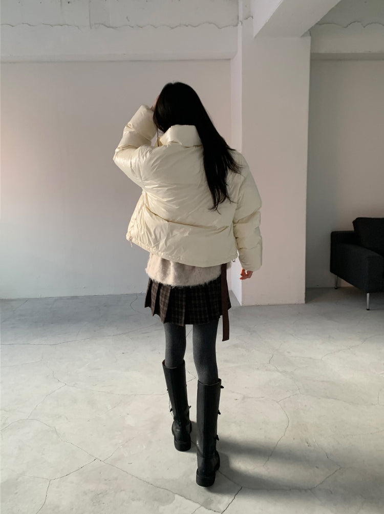 率性側扣綁帶長靴