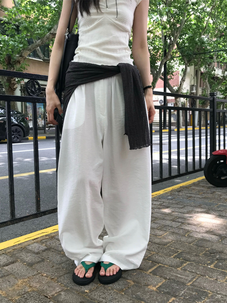 皺皺紋理胸壓線細節上衣