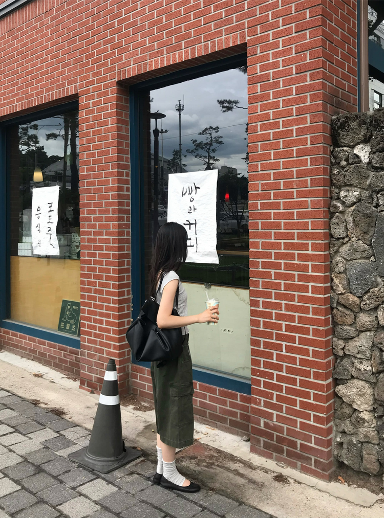 皺皺紋理胸壓線細節上衣