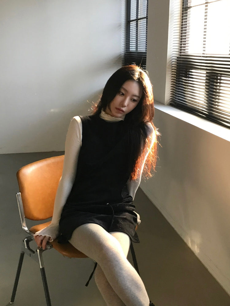 經典極簡腰帶細節連身裙