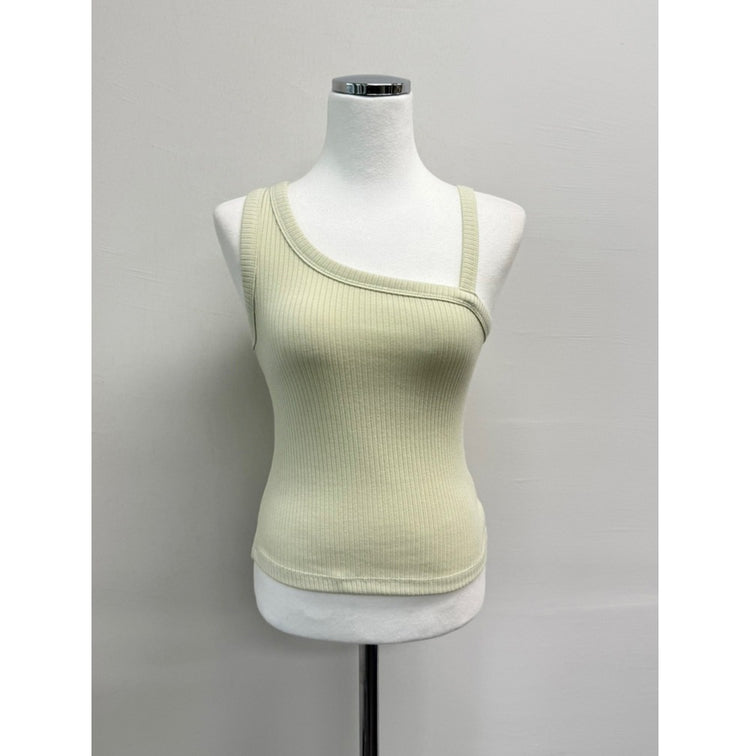 坑紋不對稱細節背心