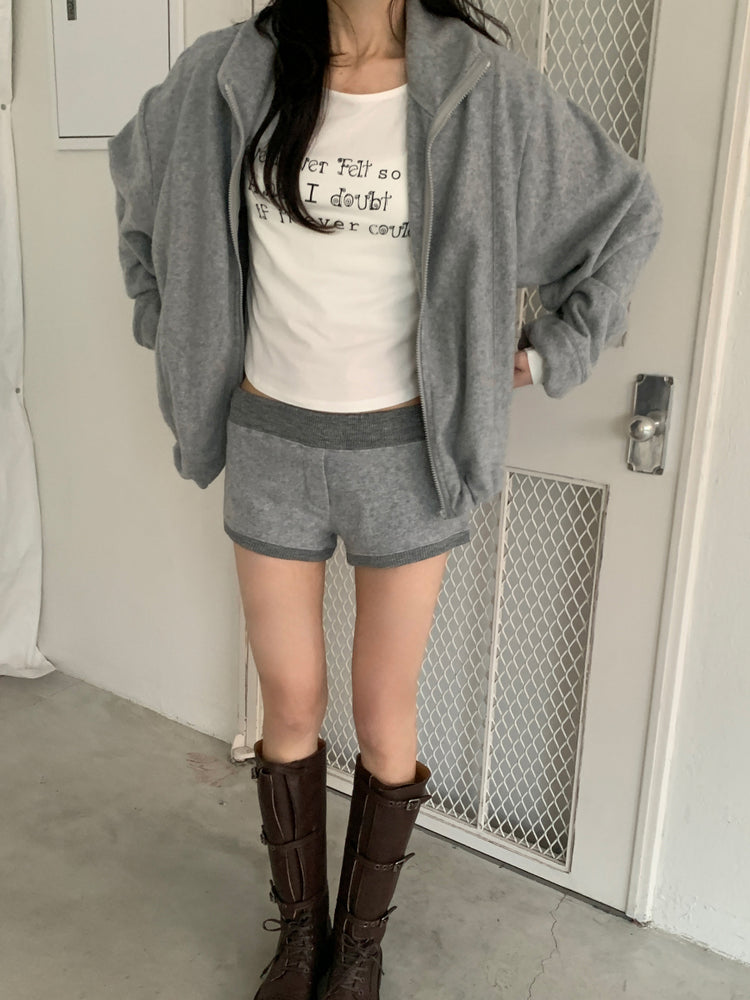 率性側扣綁帶長靴