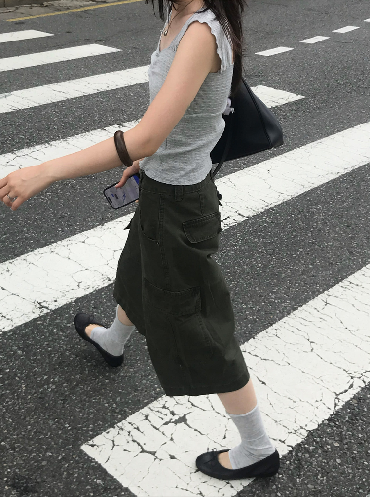 皺皺紋理胸壓線細節上衣