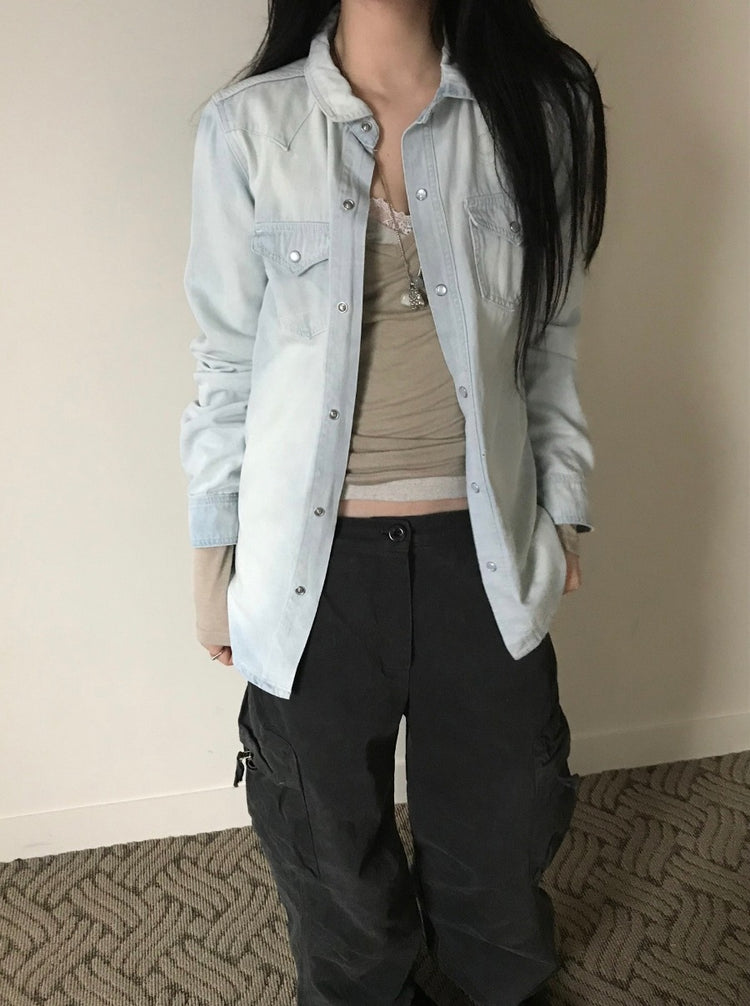V領隨性修身上衣
