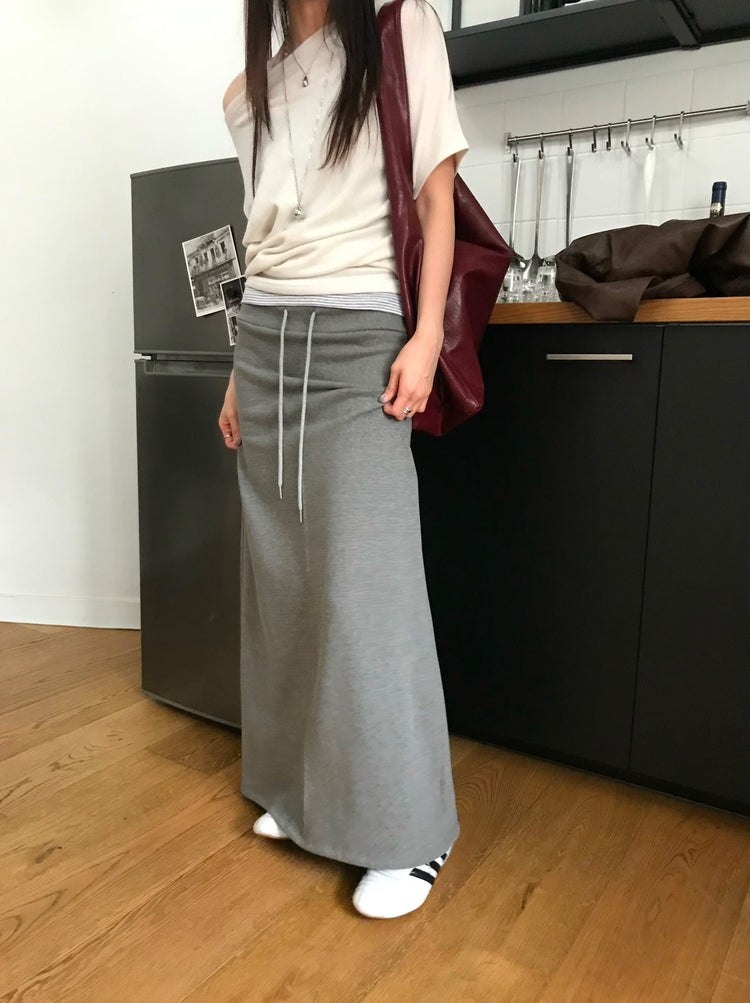 紋理寬肩帶容量袋