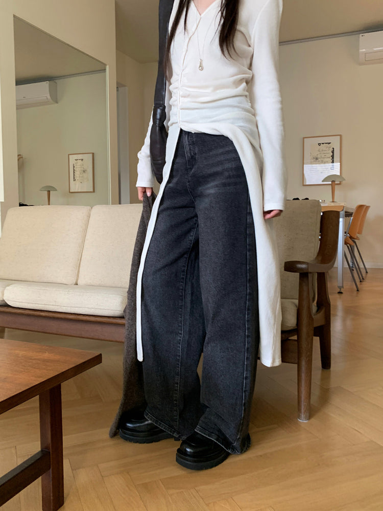 多色經典直腿牛仔褲