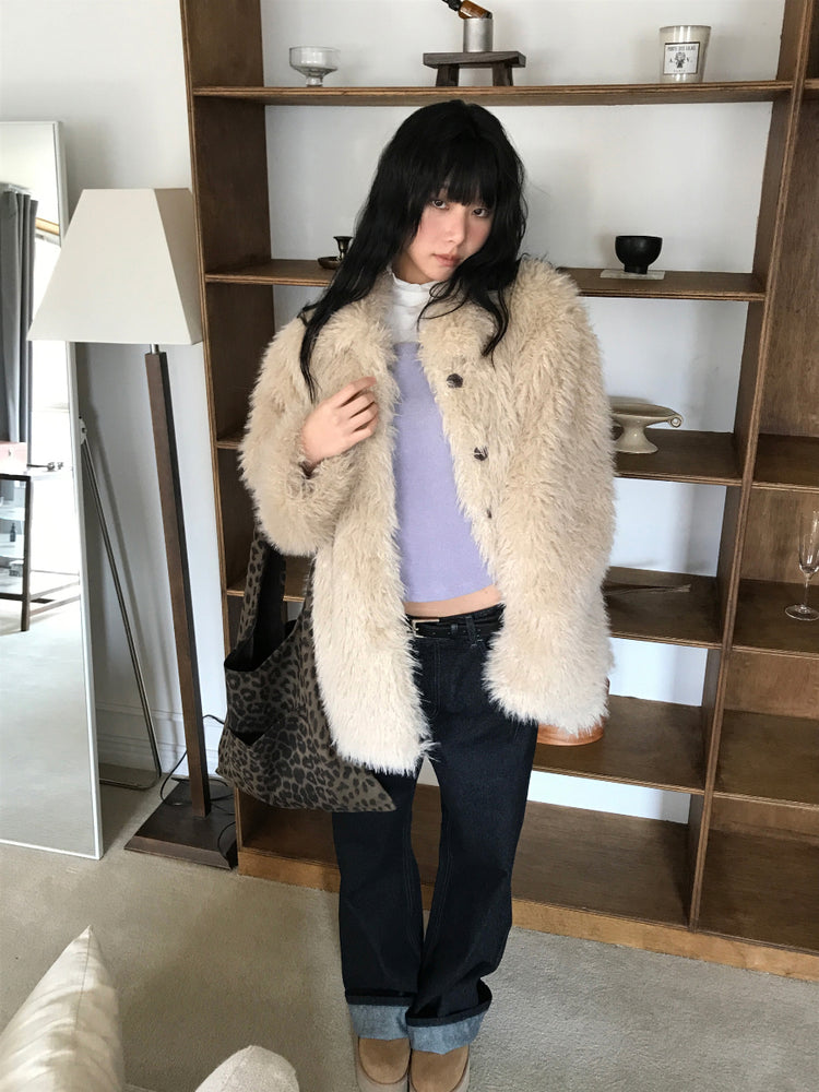 拉克蘭袖弧下擺修身上衣