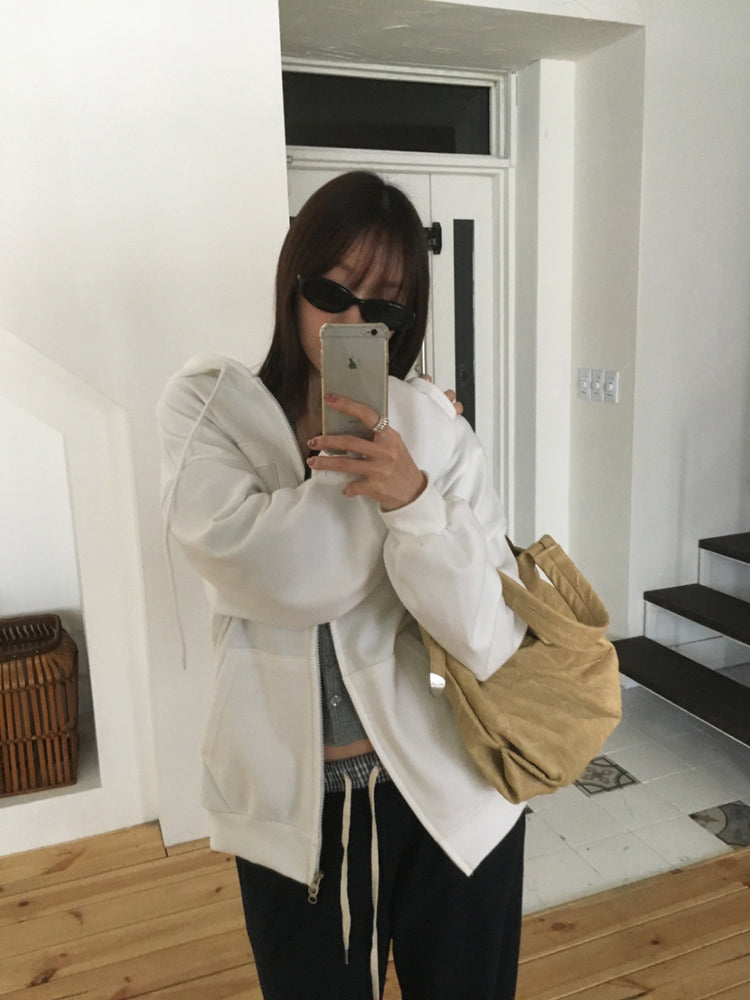 格紋反著腰頭細節棉褲