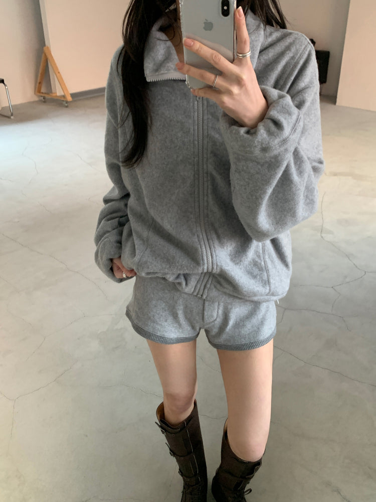 率性側扣綁帶長靴