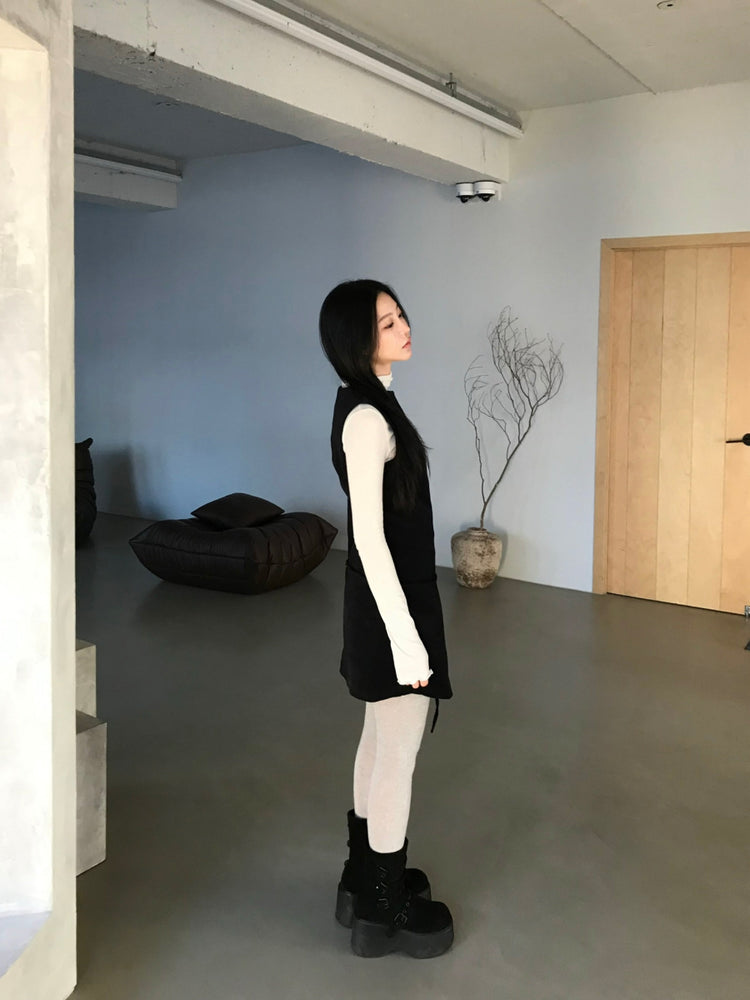 經典極簡腰帶細節連身裙