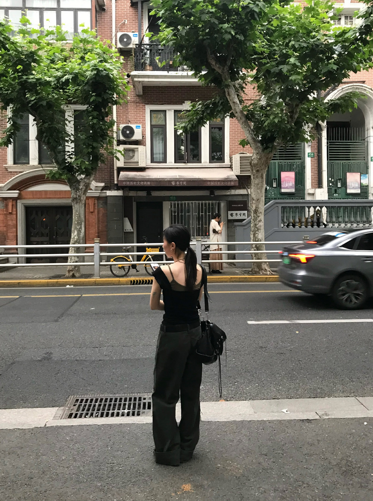 皺皺紋理胸壓線細節上衣