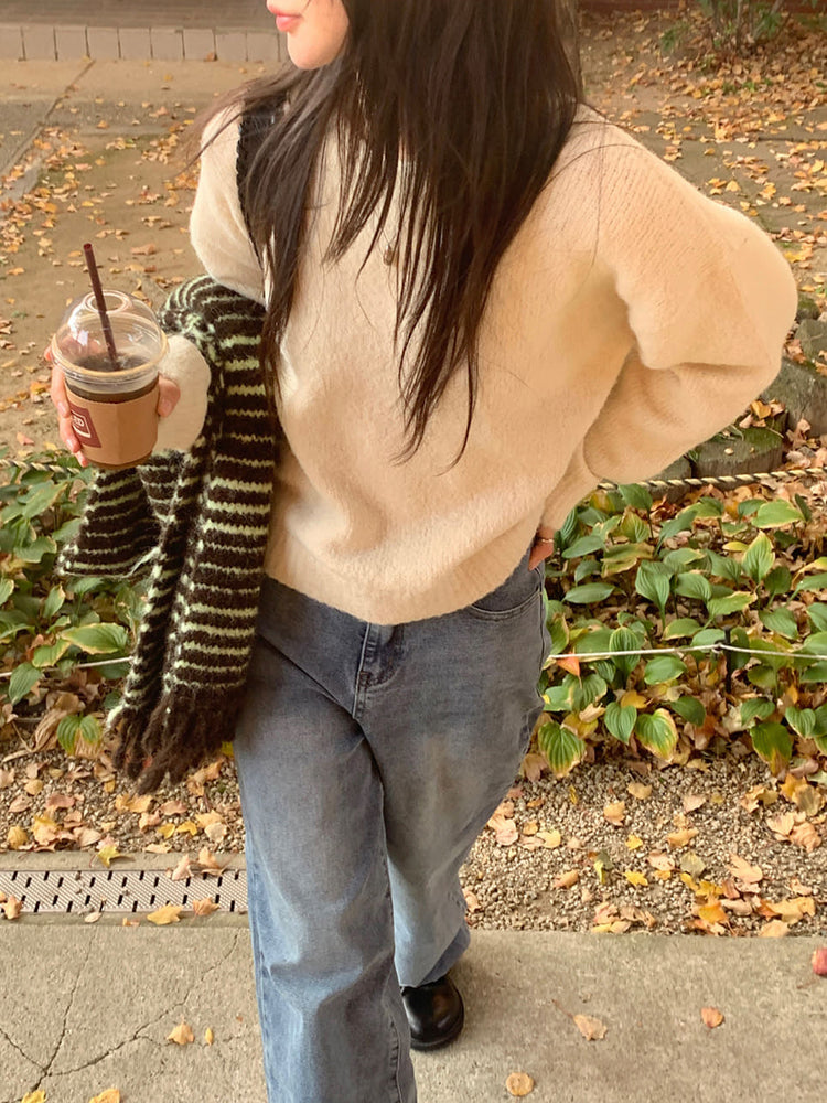 多色經典直腿牛仔褲