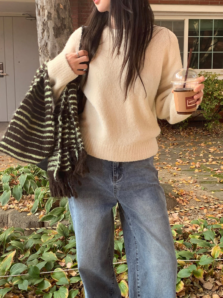 多色經典直腿牛仔褲