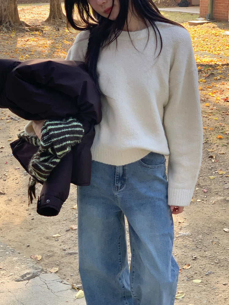 多色經典直腿牛仔褲