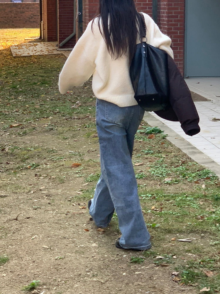 多色經典直腿牛仔褲