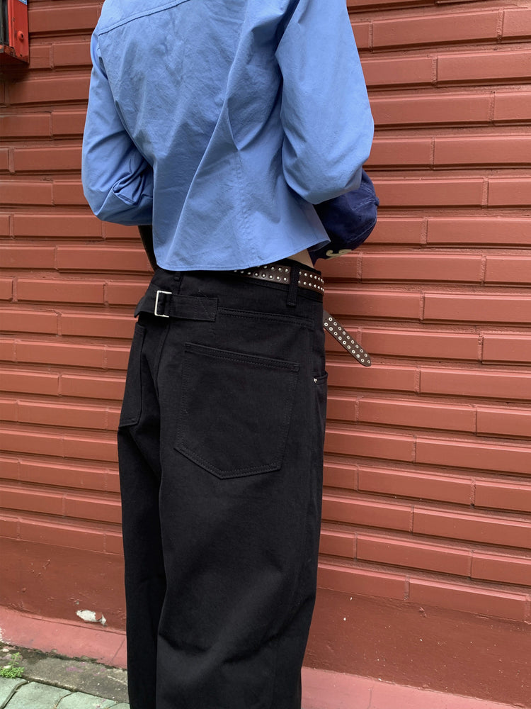 美式合身修腰襯衫