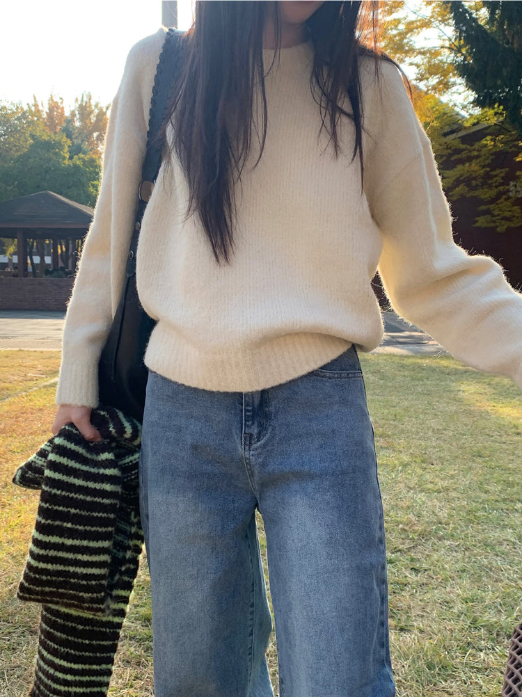 多色經典直腿牛仔褲