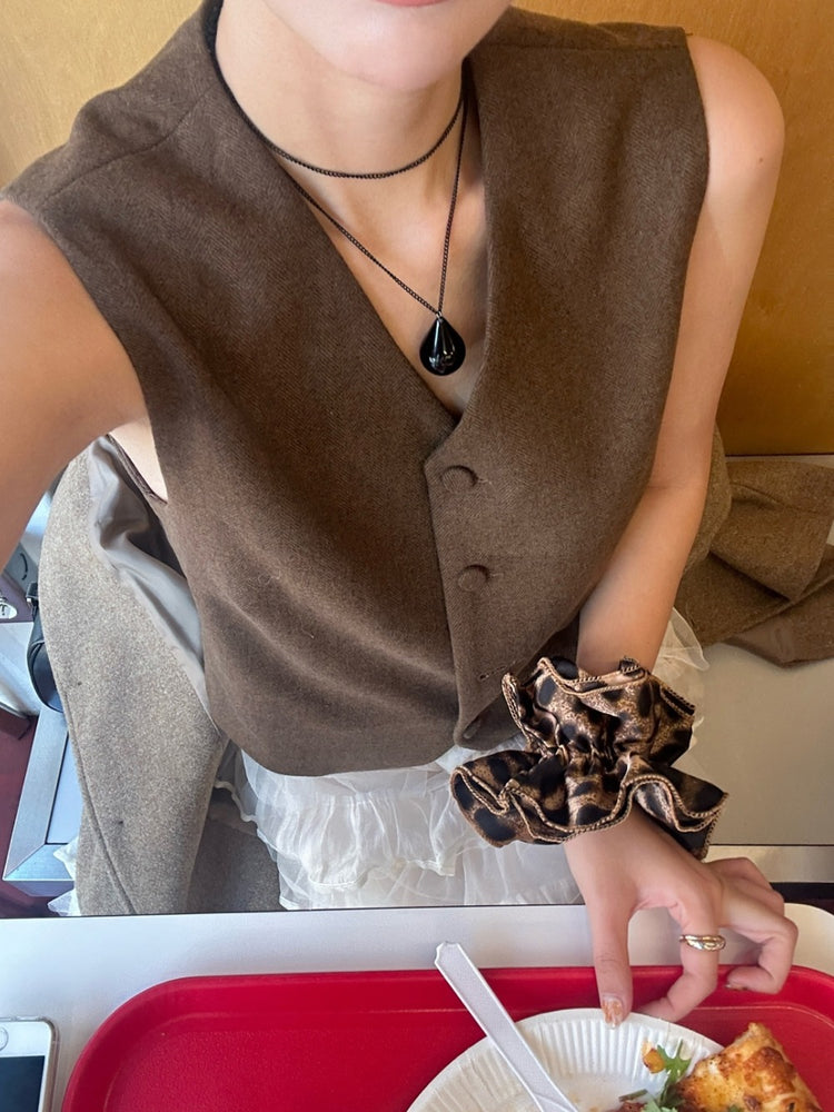 極美透紗蛋糕層次感及踝裙