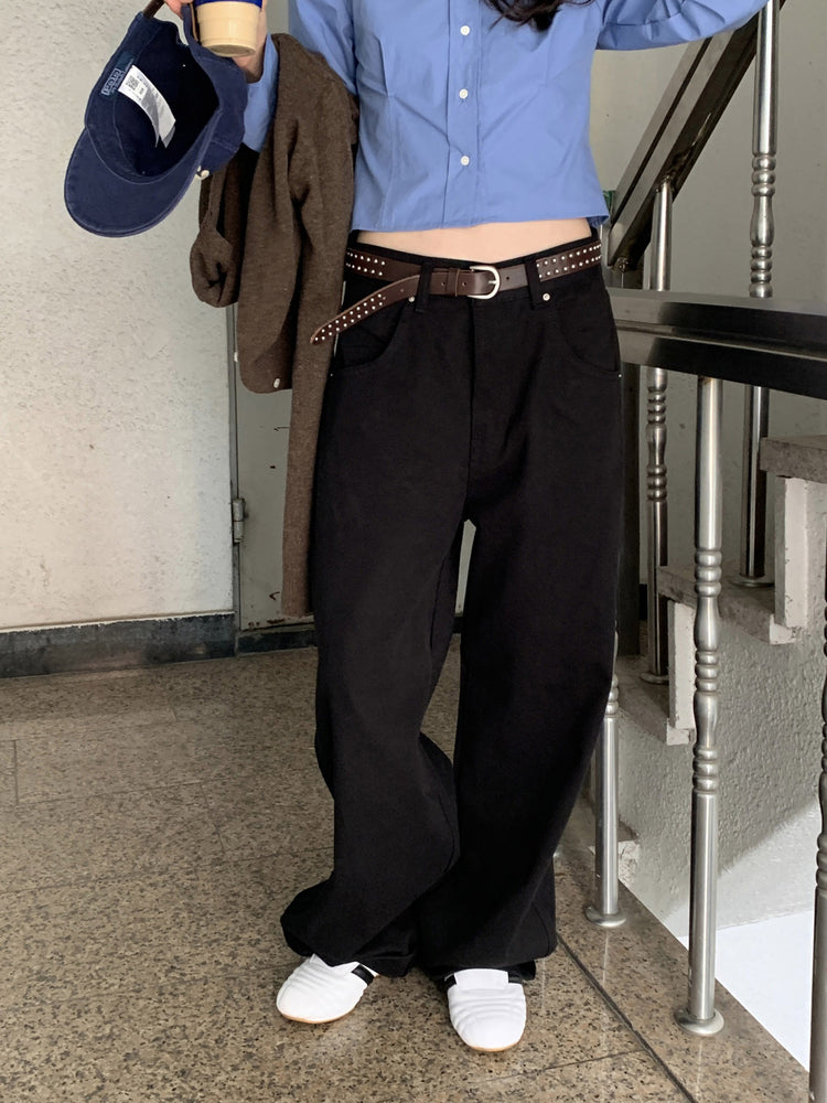 美式合身修腰襯衫