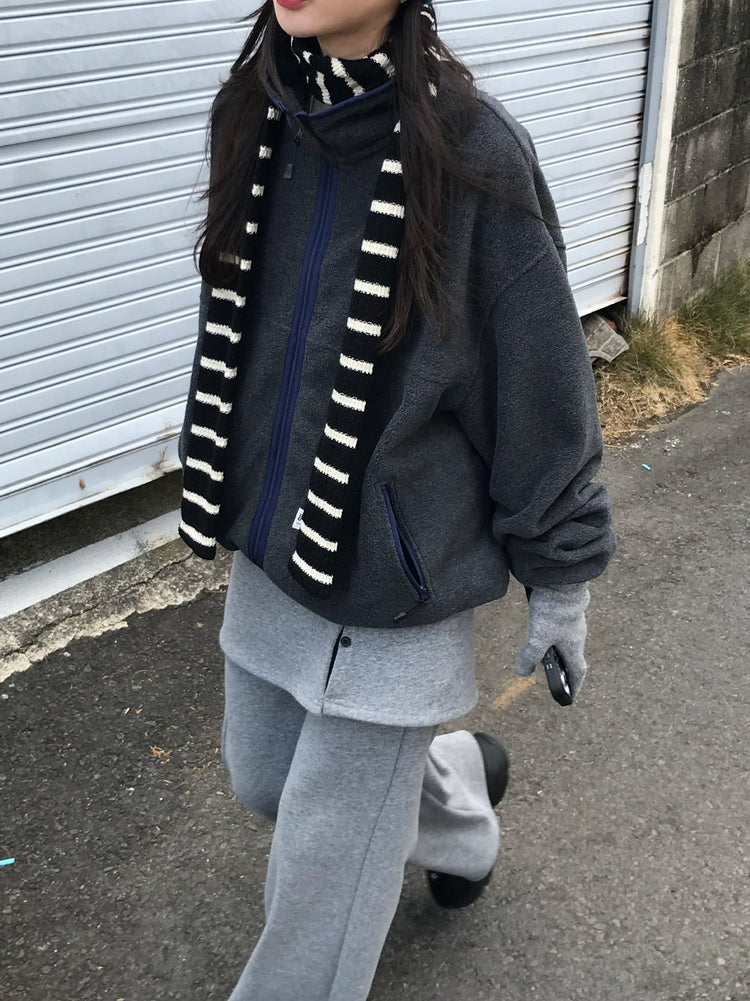 微喇叭顯瘦兩件式裙褲