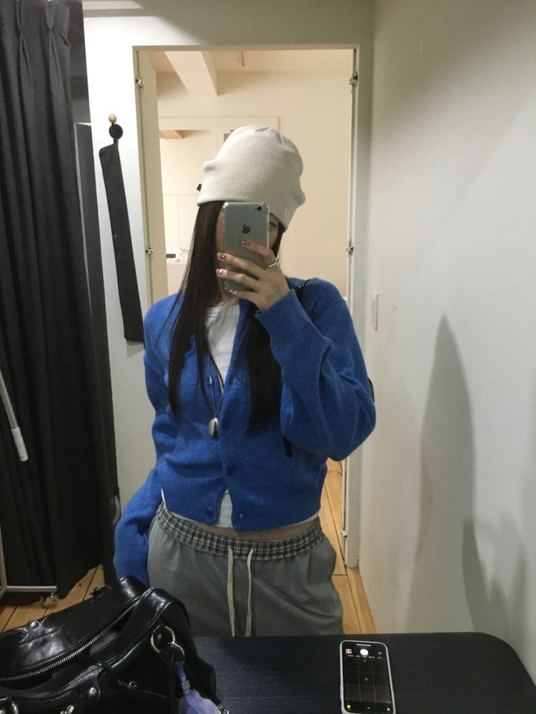 美色排鈕經典針織外套